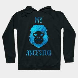 Great Looking Blue Monkey Ancestor Hoodie